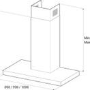 RANGEMASTER UNBHDS110SS/ 110cm Flat Hood Stainless Steel additional 2