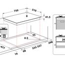 WHIRLPOOL POW75D2NB 75cm 5 Burner PreciseFlame Gas on Glass Hob additional 17