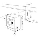 HOTPOINT BIWDHG75148 7kg + 5kg 1400 Spin Integrated Washer Dryer additional 3