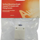 Surface Mounting Single Coaxial TV Outlet F352 additional 1