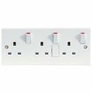 GET Exclusive 13A 3 Gang Switched Fused Socket additional 1