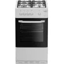 Zenith 50cm Single Oven Gas Cooker with Gas Hob - White ZE501W additional 1