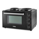 TOWER T14044 32L Mini Oven With Hot Plates Black additional 1