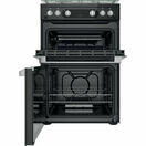 HOTPOINT HDM67G0C2CB 60cm Gas Double Oven with Wok Burner Anthracite additional 3