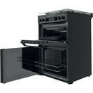 HOTPOINT HDM67G0CCBUK Gas Double Cooker - Black additional 4