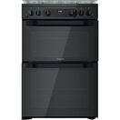 HOTPOINT HDM67G0CCBUK Gas Double Cooker - Black additional 1