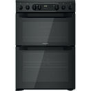 HOTPOINT HDM67V9CMBUK Electric 60cm Double Oven - Black additional 1