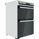 HOTPOINT HDT67V9H2CW Freestanding Double Oven Cooker - White  additional 2