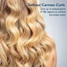 CARMEN C81060BC Twilight 25mm Curling Tong Keratin Coating additional 10
