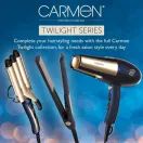 CARMEN C81060BC Twilight 25mm Curling Tong Keratin Coating additional 6