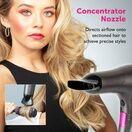 CARMEN C81100 Neon 1800W DC Hair Dryer Grey and Neon Pink additional 5