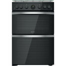 Indesit ID67G0MCBUK 60CM Gas Double Cooker Black additional 1