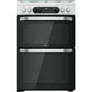 HOTPOINT HDM67G9C2CW 60cm Dual Fuel Double Cooker White additional 1