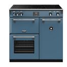 STOVES 444410921 Richmond Deluxe S900EI 90cm ELectric Range Cooker Thunder Blue additional 1