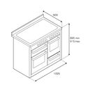 Bertazzoni Professional 110cm Range Cooker XG Oven Dual Fuel Yellow PRO116L3EGIT additional 10