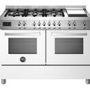 Bertazzoni Professional 120cm Range Cooker Twin Dual Fuel White PRO126G2EBIT additional 1