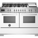 Bertazzoni Professional 120cm Range Cooker Twin Dual Fuel White PRO126G2EBIT2 additional 1