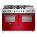 Bertazzoni Professional 120cm Range Cooker Twin Dual Fuel Red PRO126G2EROT additional 1
