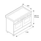 Bertazzoni Professional 120cm Range Cooker Twin Dual Fuel Stainless Steel PRO126G2EXT additional 10