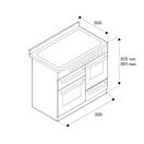 Bertazzoni Professional 100cm Range Cooker XG Oven Dual Fuel Red PRO106L3EROT additional 10