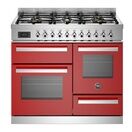 Bertazzoni Professional 100cm Range Cooker XG Oven Dual Fuel Red PRO106L3EROT additional 1