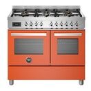 Bertazzoni Professional 100cm Range Cooker Twin Oven Dual Fuel Orange PRO106L2EART additional 1