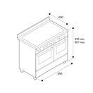 Bertazzoni Professional 100cm Range Cooker Twin Oven Dual Fuel White PRO106L2EBIT additional 10