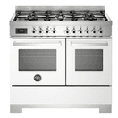 Bertazzoni Professional 100cm Range Cooker Twin Oven Dual Fuel White PRO106L2EBIT2 additional 1