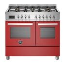 Bertazzoni Professional 100cm Range Cooker Twin Oven Dual Fuel Red PRO106L2EROT additional 1