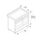 Bertazzoni Professional 100cm Range Cooker Twin Oven Electric Induction White PRO105I2EBIT additional 9