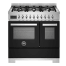 Bertazzoni Professional 90cm Range Cooker Twin Dual Fuel Black PRO96L2ENET2 additional 1