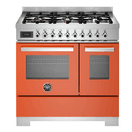 Bertazzoni Professional 90cm Range Cooker Twin Dual Fuel Orange PRO96L2EART2 additional 1