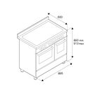 Bertazzoni Professional 90cm Range Cooker Twin Dual Fuel White PRO96L2EBIT additional 10