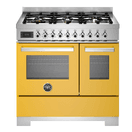 Bertazzoni Professional 90cm Range Cooker Twin Dual Fuel Yellow PRO96L2EGIT2 additional 1