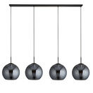 SEARCHLIGHT AMSTERDAM 4LT CEILING PENDANT BLACK METAL additional 4