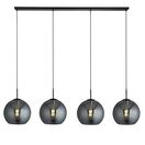SEARCHLIGHT AMSTERDAM 4LT CEILING PENDANT BLACK METAL additional 3