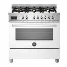 Bertazzoni Professional 90cm Range Cooker Single Oven Dual Fuel White PRO96L1EBIT additional 1