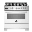 Bertazzoni Professional 90cm Range Cooker Single Oven Dual Fuel White PRO96L1EBIT2 additional 1