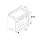 Bertazzoni Professional 90cm Range Cooker Single Oven Dual Fuel Black PRO96L1ENET additional 10