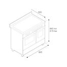 Bertazzoni Master 90cm Range Twin Oven Dual Fuel Stainless Steel MAS95C2EXC additional 10