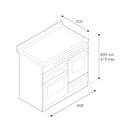 Bertazzoni Master 100cm Range Cooker XG Oven Induction Matt Black MAS105I3ENEC additional 10