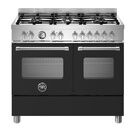 Bertazzoni Master 100cm Range Cooker Twin Oven Dual Fuel Black MAS106L2ENEC additional 1