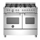 Bertazzoni Master 100cm Range Cooker Twin Oven Dual Fuel Stainless Steel MAS106L2EXC additional 1