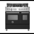 Bertazzoni Master 90cm Range Cooker Twin Oven Dual Fuel Matt Black MAS95C2ENEC additional 1
