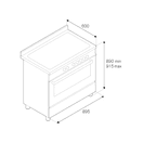 Bertazzoni Master 90cm Range Cooker Single Oven Dual Fuel Black MAS95C1ENEC additional 5