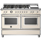 Bertazzoni HER126G2EAVT Heritage 120cm Range Cooker Twin Oven Dual Fuel Ivory additional 1