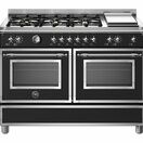 Bertazzoni Heritage 120cm Range Cooker Twin Oven Dual Fuel Black HER126G2ENET additional 1