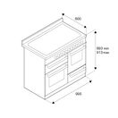 Bertazzoni Heritage 100cm Range Cooker XG Oven Dual Fuel Black HER106L3ENET additional 12