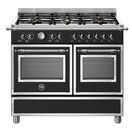 Bertazzoni Heritage 100cm Range Cooker Twin Oven Dual Fuel Black HER106L2ENET additional 1