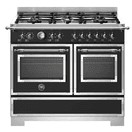 Bertazzoni Heritage 100cm Range Cooker Twin Oven Dual Fuel Black HER106L2ENET2 additional 1